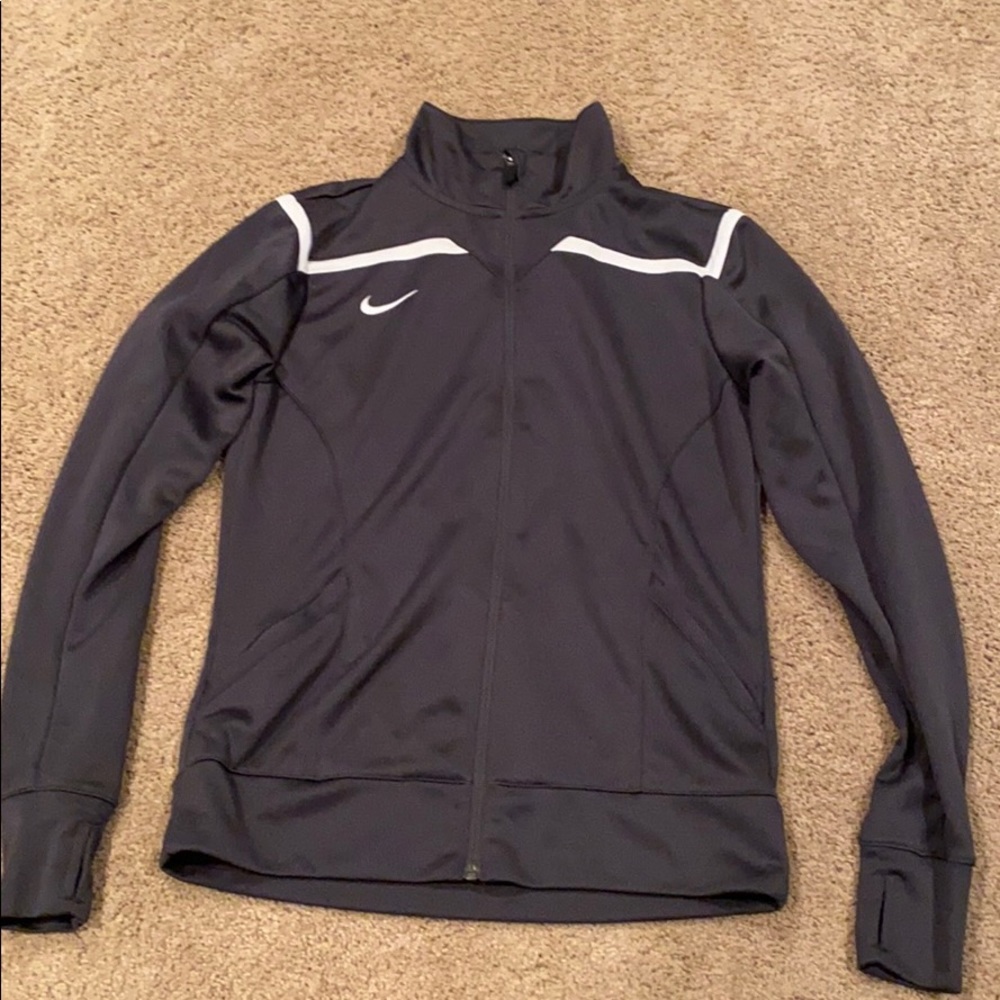Nike Dri-Fit Dark Gray Zip-Up
